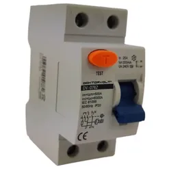 Doktorvolt Fehlerstromschutzschalter Typ A 300mA 25A 2P RCD DV-0782
