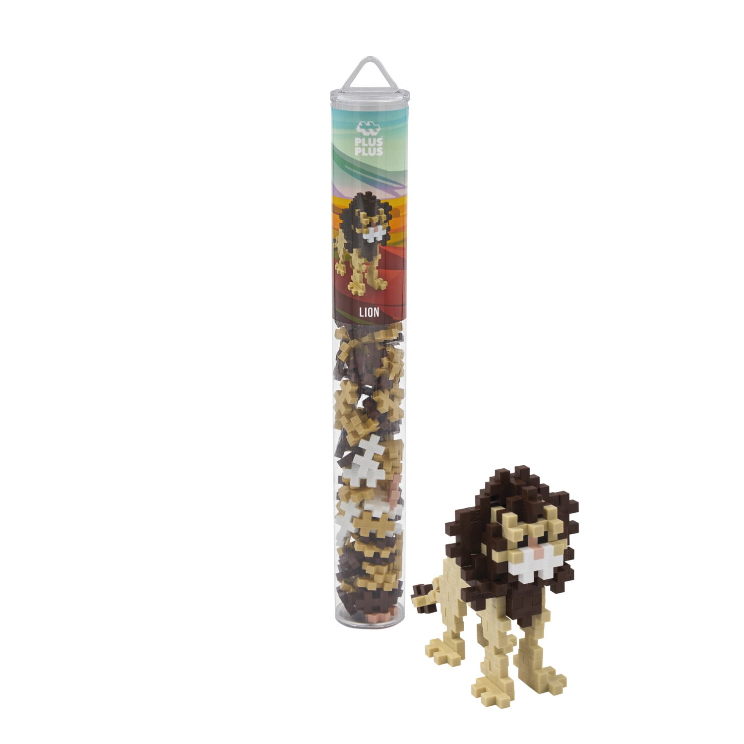 Plus-Plus A/S DANTE Plus-plus buis, levendige kleuren, 100 stuks