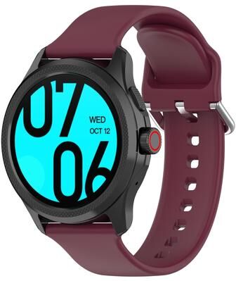 Everyday Crate Universal Silicone Watch Band Adjustable Replacement Watch Strap For TicWatch Pro 5 And Fossil Watches wine Red