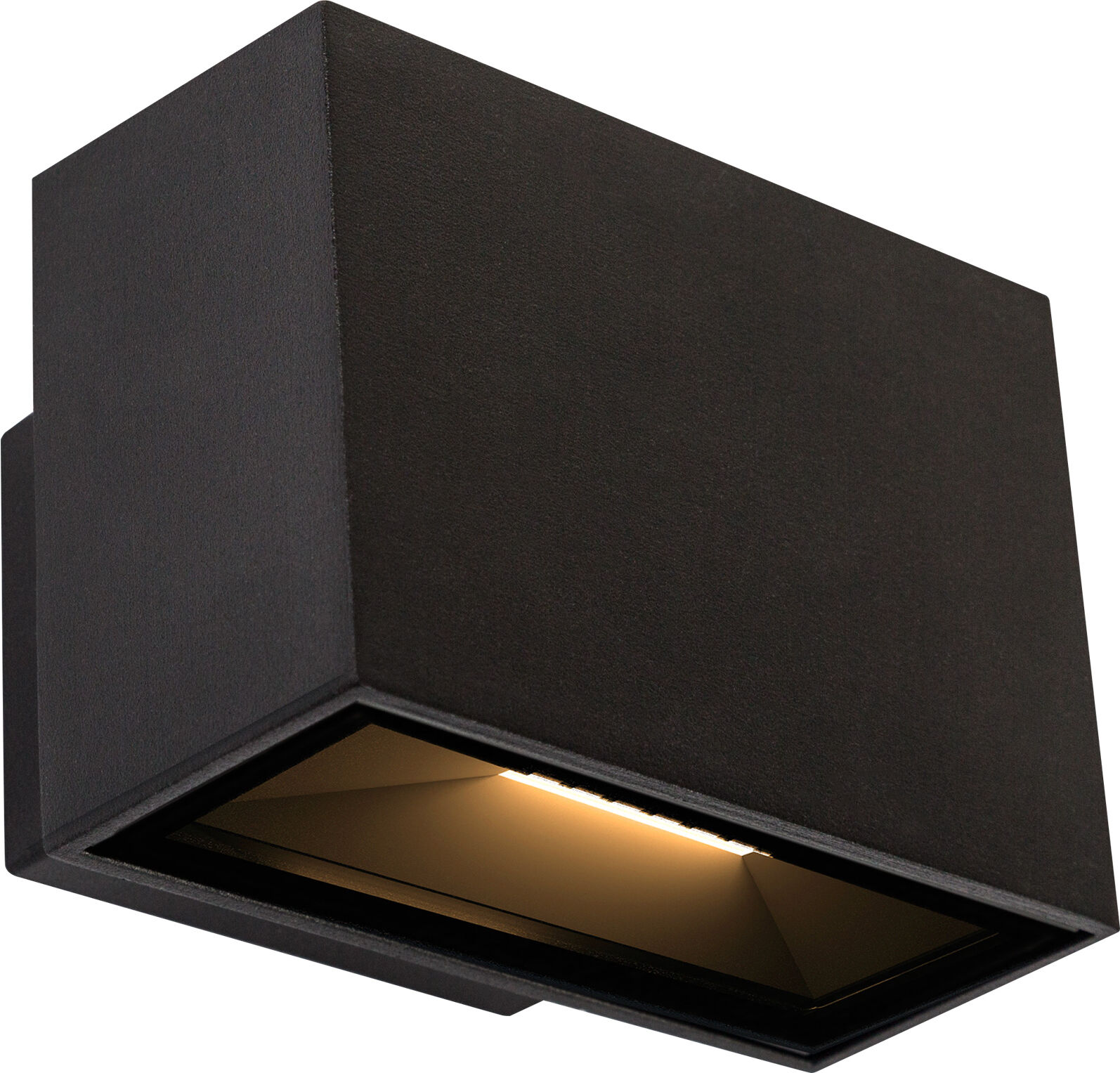 KS Verlichting Segment Up en Down Muurlamp Zwart Small