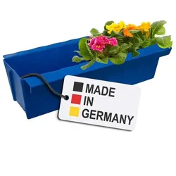 BURI Europaletten Blumenkasten Blau Pflanzkasten zum An- & Einhängen Blumentopf  Blau