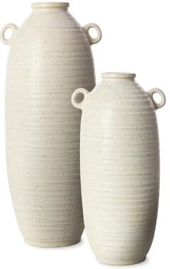Livabliss Mathew Textured Detail Vases (Set of 2)
