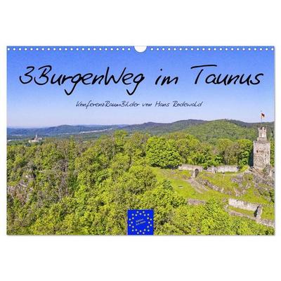 3BurgenWeg im Taunus - Der Erlebnispfad (Wandkalender 2027 DIN A3 quer), CALVENDO Monatskalender