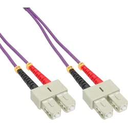 InLine® LWL Duplex Kabel, SC/SC, 50/125μm, OM4, 10m