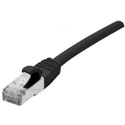 Générique Cat6A RJ45 Outdoor patch cable S/FTP black - 25 m (S/FTP, CAT6a, 25 m), Netzwerkkabel