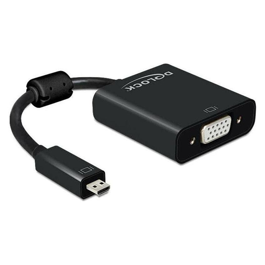 Delock Monitorkonverter Micro-D HDMI zu VGA+Audio (VGA) (65558)