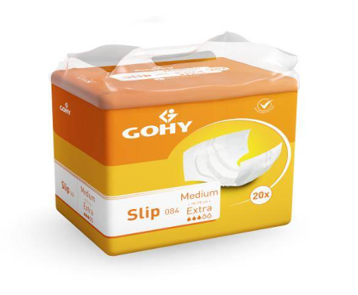 Gohy Slip Extra Medium - 8 paquets de 20 protections