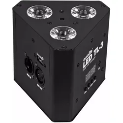 Eurolite LED TL-3 RGB+UV Trusslight (7 W, LED), Scheinwerfer, Schwarz, Blau, Rot, Grün