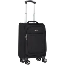 Nowi Edinburgh 4 Rollen Kabinentrolley 50 cm, Koffer, Schwarz