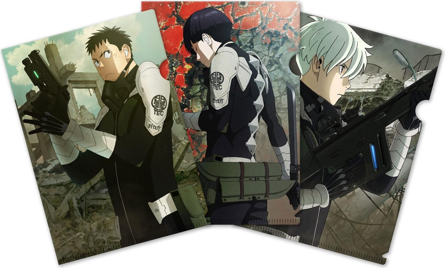 Sakami Merchandise Kaiju No. 8 Seizoen 2 Set van 3 doorzichtige sleeves