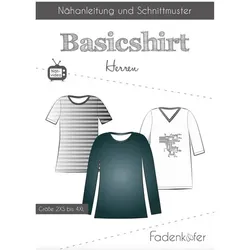 Fadenkäfer Schnitt "Basicshirt" für Herren