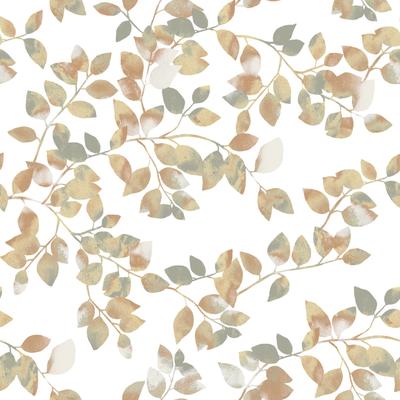 Roommates Finlayson Orange & Grey Latvus Peel and Stick Wallpaper