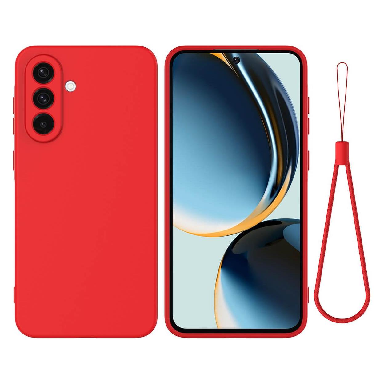Cover-Discount Galaxy A57 Silikon Gummi Hülle mit Riemen (Samsung Galaxy A57) (70382961)