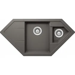 Schock Einbauspüle Signus C-150 A Silverstone Auflage