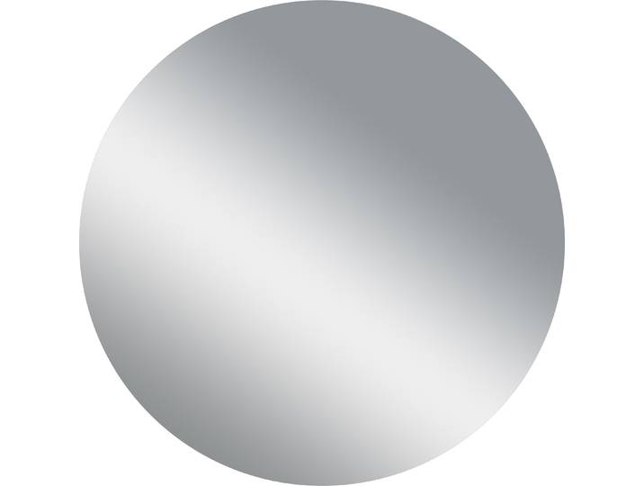 Spiegel GERMANIA Libbiano Plus , schwarz, B:80cm H:80cm T:2cm, Holzwerkstoff, glasspiegel, Spiegel, Spiegel, Wandspiegel, 80cm, rund, rahmenlos, nicht sichtbare Trägerplatte