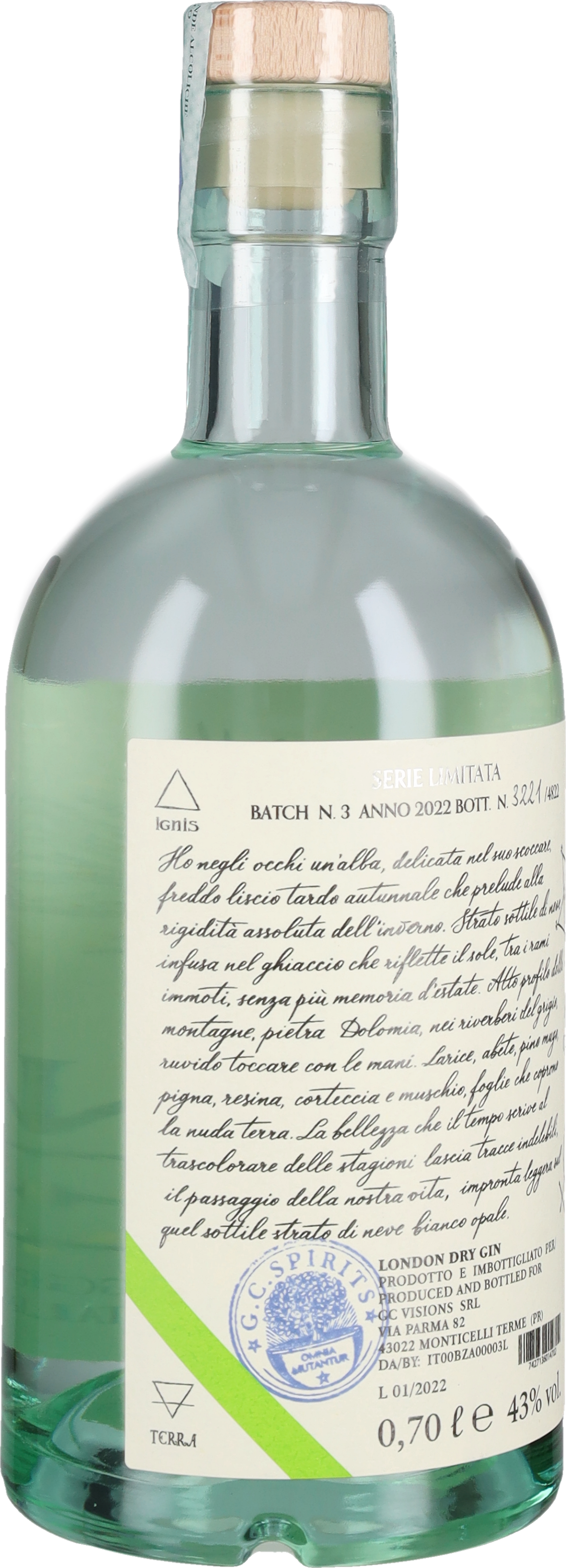 Gin Terrae Gin 'Neve' Terrae