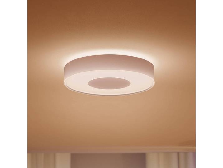 Philips Hue Smart Home Deckenleuchte Hue, dimmbar, weiß / opal, für Wohn- / Esszimmer, Metall, Modern