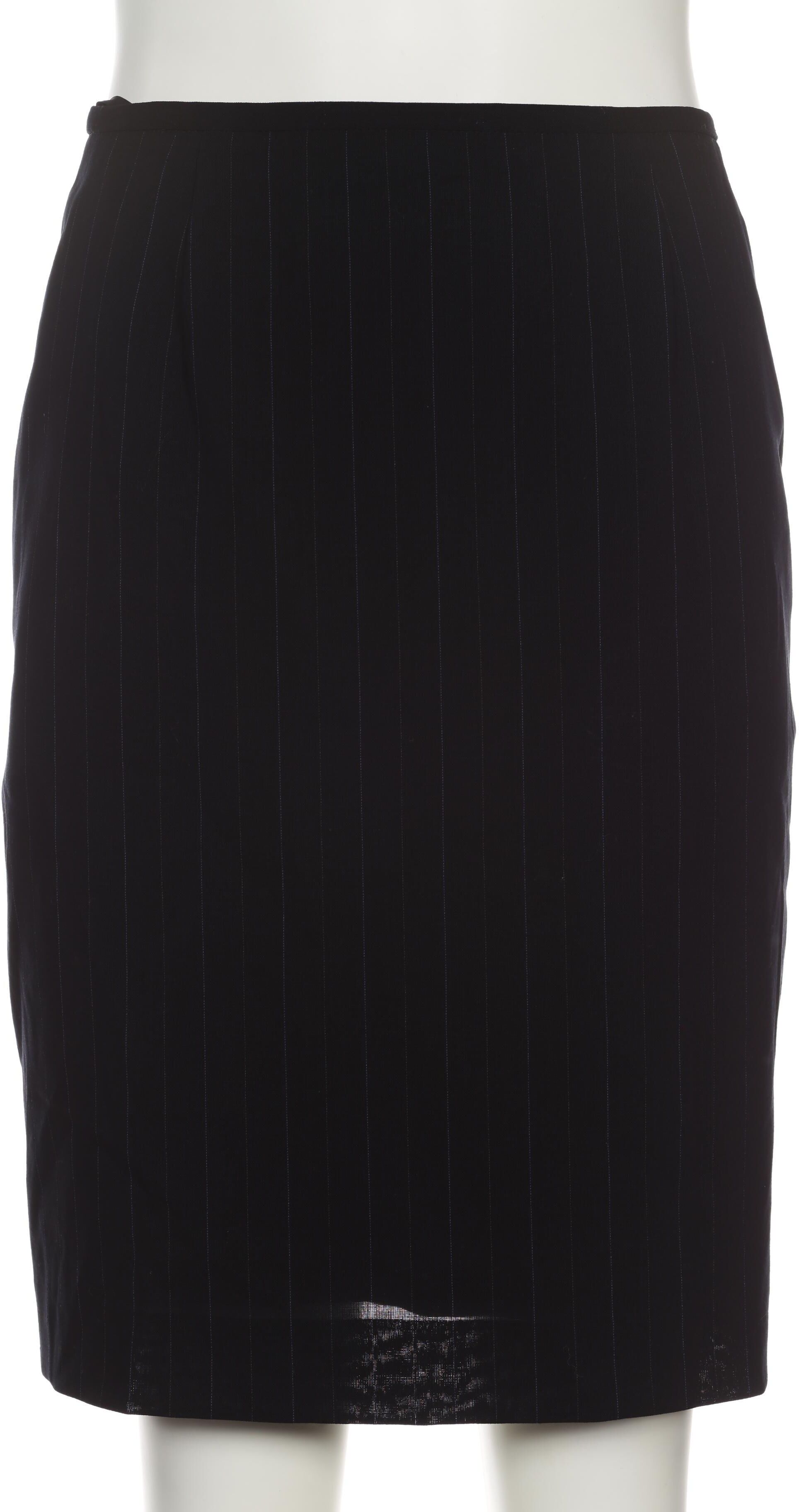 Laurel Damen Rock, Schwarz, Gr. W24, Schurwolle - Second Hand
