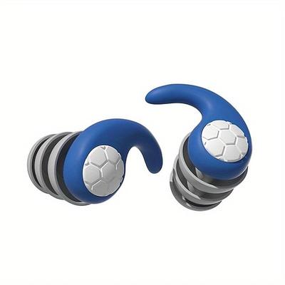 1 Paar Ohrstöpsel zum Schlafen, Silikon, weich, bequem, Schalldämmung, Geräuschreduzierung, Ohrstöpsel, Geräuschfilter, Schlafen, Schwimmen, wasserdicht, drei Schichten, stumm