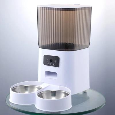 Uplift Picks Smart Automatic Pet Feeder With Camera WiFi Food Dispenser For Cats And Dogs 2 Bowls With Camera 5 Liters
