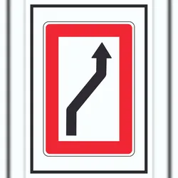HB-Druck Wechsel auf die Fahrwasserseite Steuerbordseite  Symbol A1 Rückseite selbstklebend