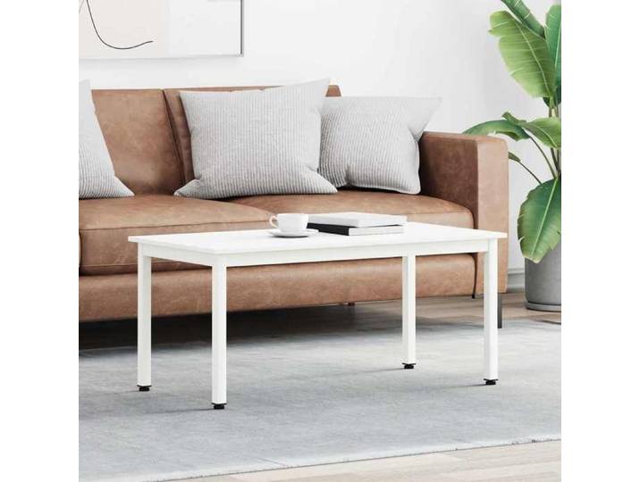 （ON SALE)Table de salon - Table basse Blanc 100 x 50 x 45 cm Bois de pin massif @FR9324800