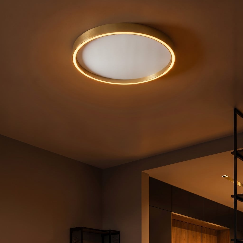 Lyora Plafonniere Istos Goud Ø 50 cm