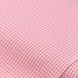 Batist "Karo", rosa/weiß