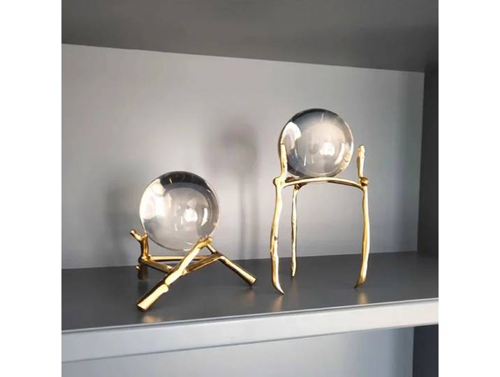 Lumière moderne décoration de luxe artisanat nordique esthétique fantaisie boule de cristal décoration artisanat Vintage originalité décor à la maison FYFM