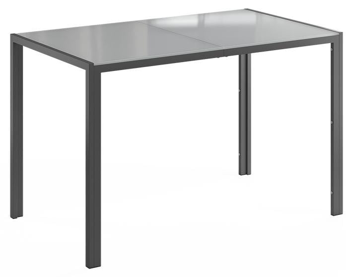 Vicco Grand Eettafel Grijs/Grijs, Model 61472, Breedte: 120 cm, Diepte: 70 cm