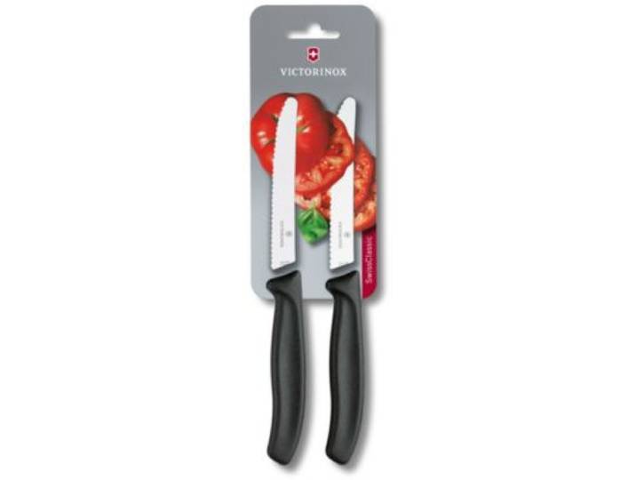 Victorinox - Couteau À Tomates Tomate 11cm Noir X 2