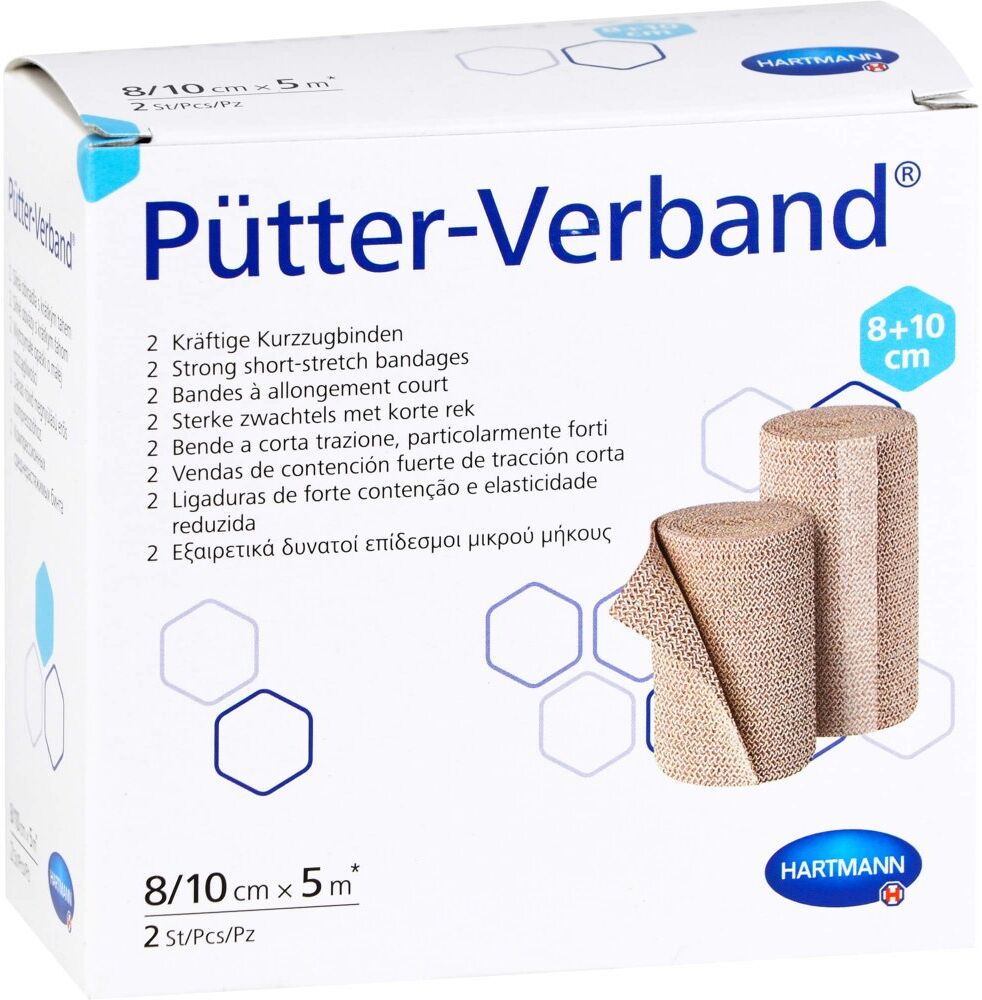 Pütter Verband 8cm/10cmx5m Cpc 2stk