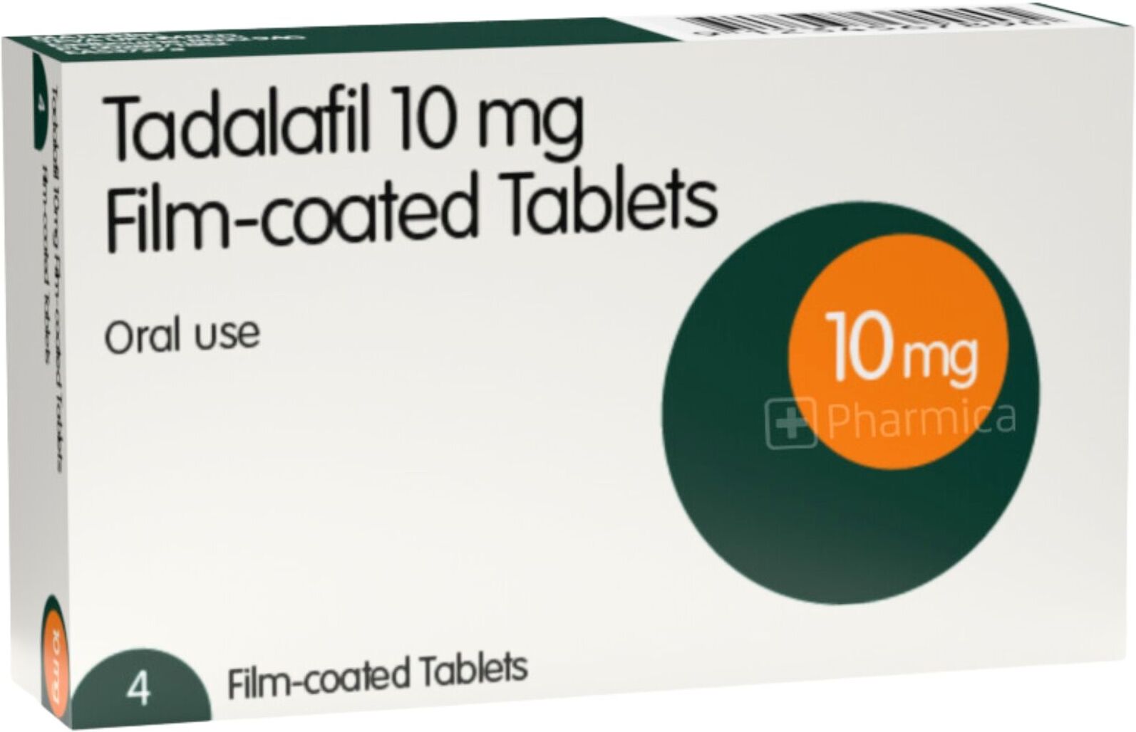 Tadalafil 10mg - 4 Tablets