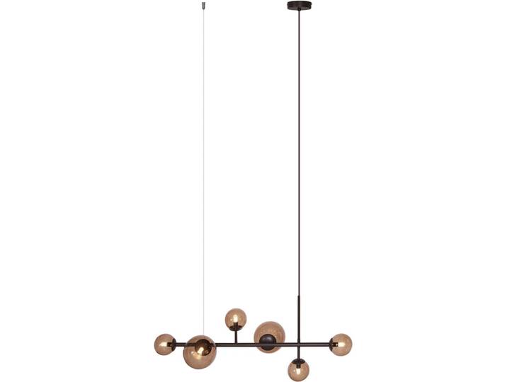 QAZQA monaco - Hotel chique Hanglamp voor boven de eettafel in eetkamer - 1 lichts - L 91 cm - Brons - Woonkamer Slaapkamer Keuken