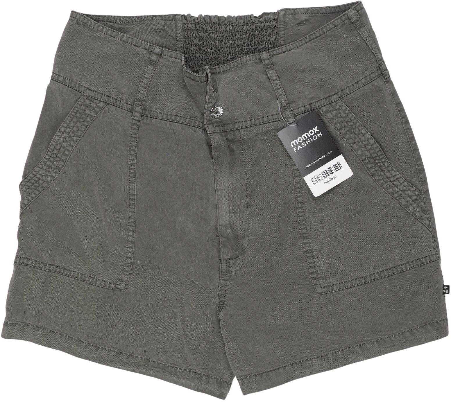 le temps des cerises Damen Shorts, Grün, Gr. M, Lyocell - Second Hand
