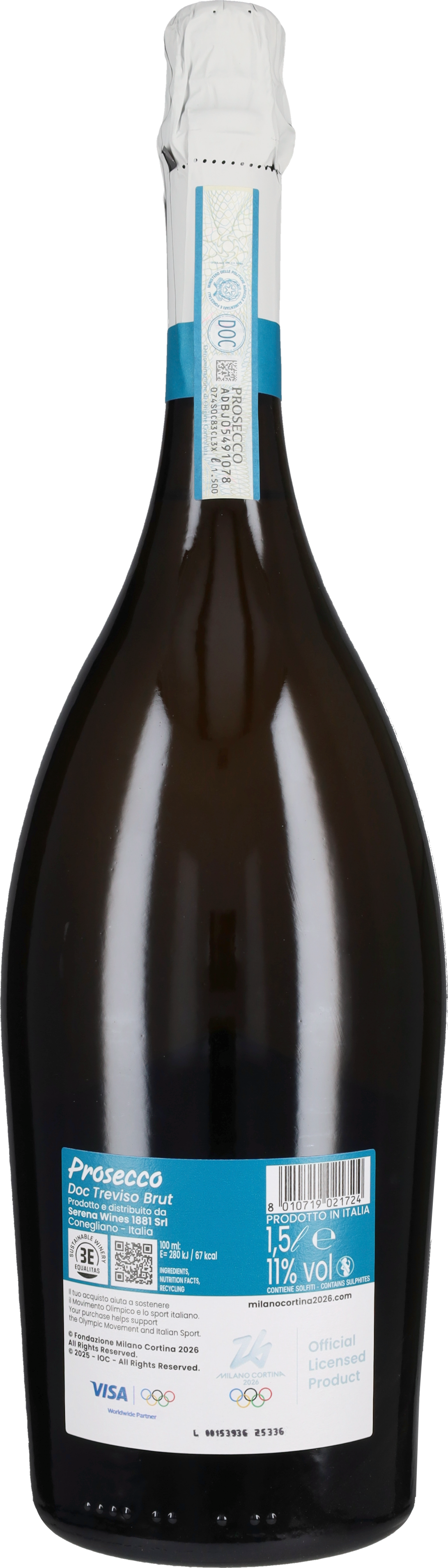 Serena Wines 1881 Prosecco Brut Magnum Olimpiadi Milano Cortina 26
