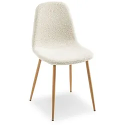 4er-Set BOOOM Stuhl Ben Stoff Beige Creme