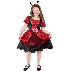 Smiffys Marienkäfer Kostümkleid für Kinder (134, 140)
