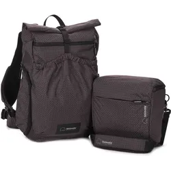 SHIMODA Rucksack Side Lite 22 Starter Kit für Damen schwarz/weiss