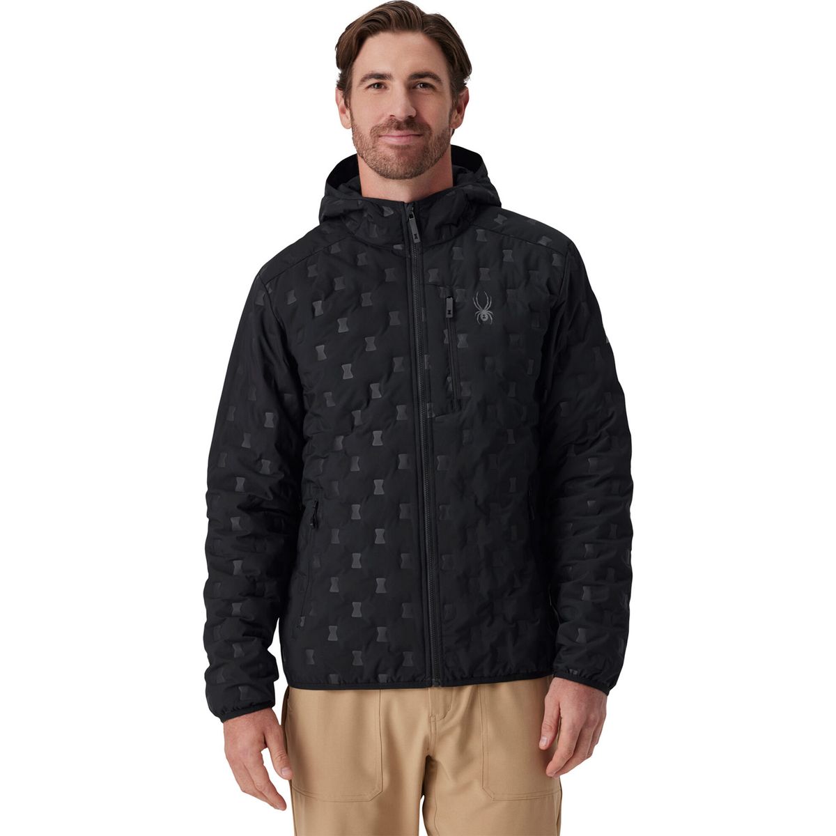 Spyder Zenith Hooded Down Jacket black (BLK) M 38A023601-BLK-M