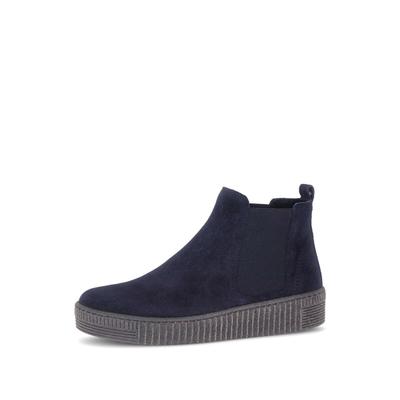 Chelseaboots GABOR "Chelsea Boot", Damen, Gr. 38,5, blau, 23_1_Schuhe Chelseaboots
