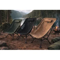 BusBoxx Defthike Relaxing Lounge Chair faltbarer Campingstuhl grün