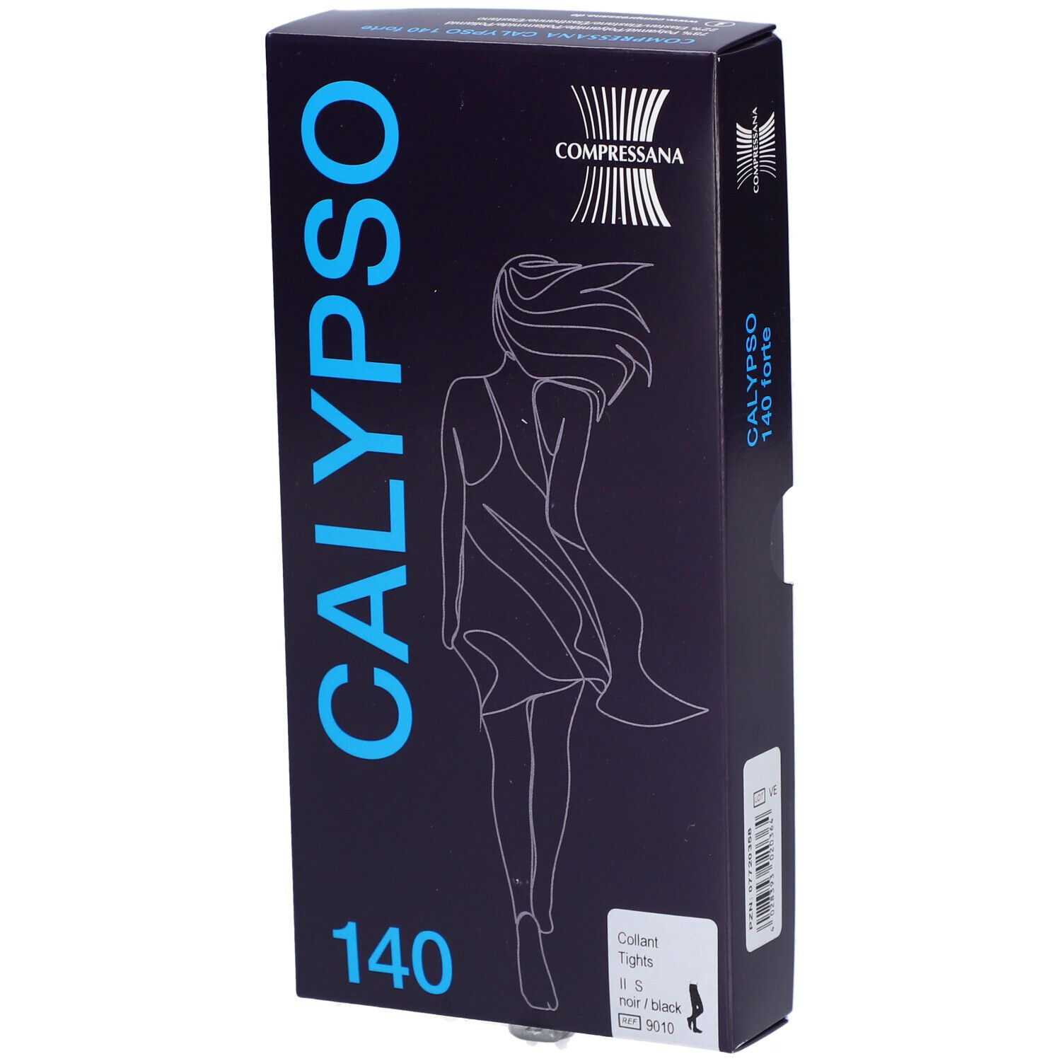 Compressana Calypso 140den St.Str.H.Gr.2 schwarz 1 St Strümpfe