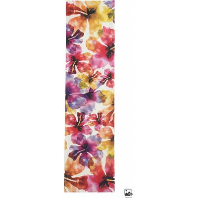 Tischläufer DONE. "HIBISCUS", bunt (beige, braun), B:40cm L:150cm, Leinen, Polyester, Tischdecken, Bedruckt