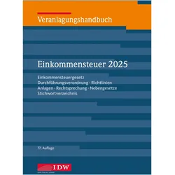 VeranlagungshandbuchEinkommensteuer2025, Fachbücher von Annette Mohaupt