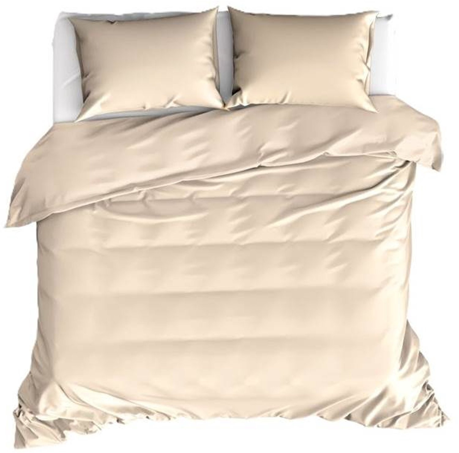 De Witte Lietaer Olivia Dekbedovertrek Tweepersoons Sand 200x220 cm