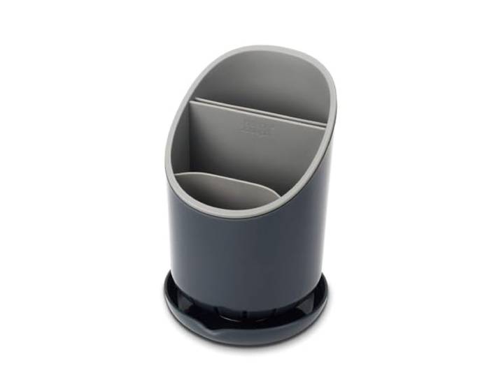 Joseph Joseph Dock- Égouttoir à couverts\, Organisateur d'évier de cuisine\, boite rangement porte-ustensiles et couteaux avec égouttoir - Gris