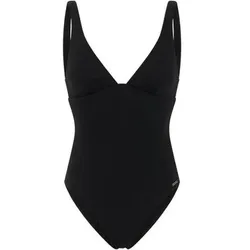 PROTEST Damen Badeanzüge Beinausschnitt Da PRTRiot swimsuit, Größe 42 in Schwarz Schwarz