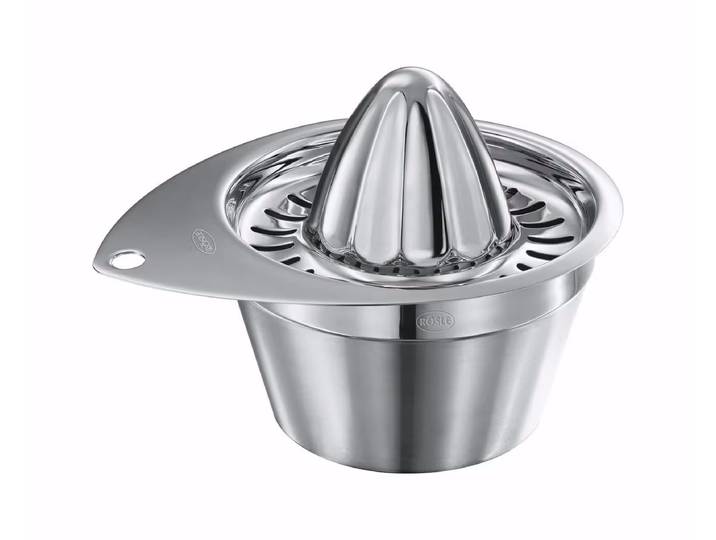 Rösle Zitronenpresse 0.5l – Entsafter/Saftpresse/Zitruspresse – silber