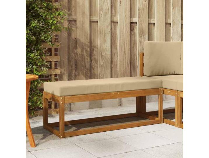 Banc de Jardin Bois d'Acacia Massif Naturel Canapé de balcon extérieur canapé de jardin moderne 900673